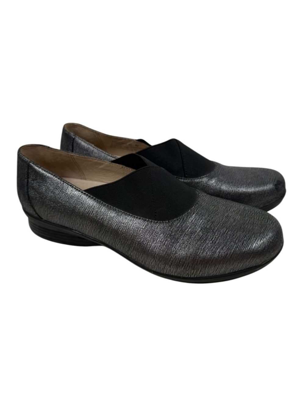 Dansko Ann Metallic Slip On Loafer Sz 40